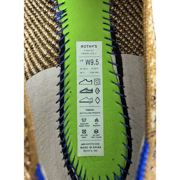 Rothy’s The Loafer Bronze Python Slip-On Flat Shoes Almond Toes Size 9.5 - Picture 7 of 9